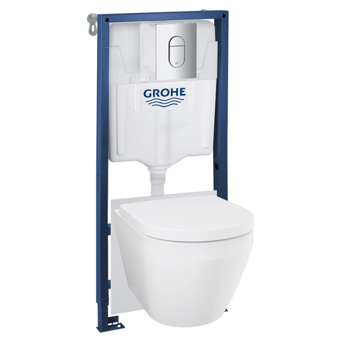 GROHE Euro Ceramic pack hangtoilet 5-in-1 - alpine wit SW1234884