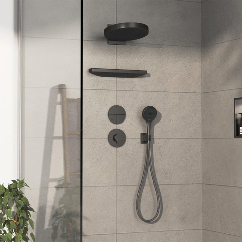 Hansgrohe Showerselect Thermostat encastré brushed black chrome SW918099