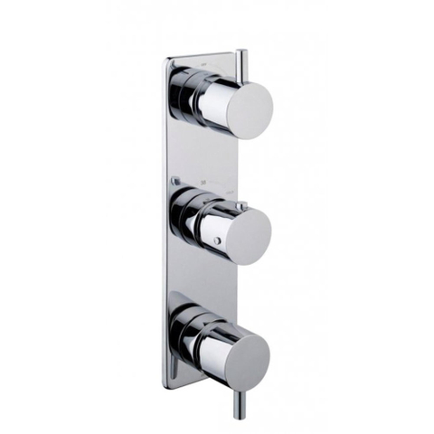 Xellanz Rivaro inbouwthermostaat 3 weg chroom SW10559