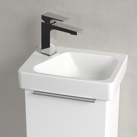 Villeroy & Boch Architectura Fontein - 26.5x36cm - 1 kraangat - zonder overloop - White (zwart) SW1162363
