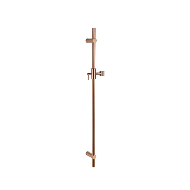 Fortifura Calvi Badkraan - met glijstangset - staafhanddouche - metalen doucheslang - geborsteld koper PVD SW970037/SW970053/SW970046/SW970048