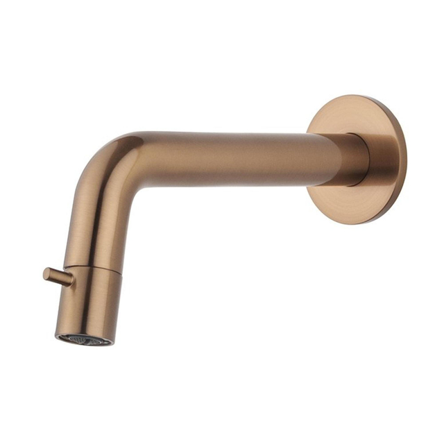 Wiesbaden Caral Sophia fonteinkraan inkortbaar met muurbevestiging 1/2" geborsteld brons koper PVD 22.6750