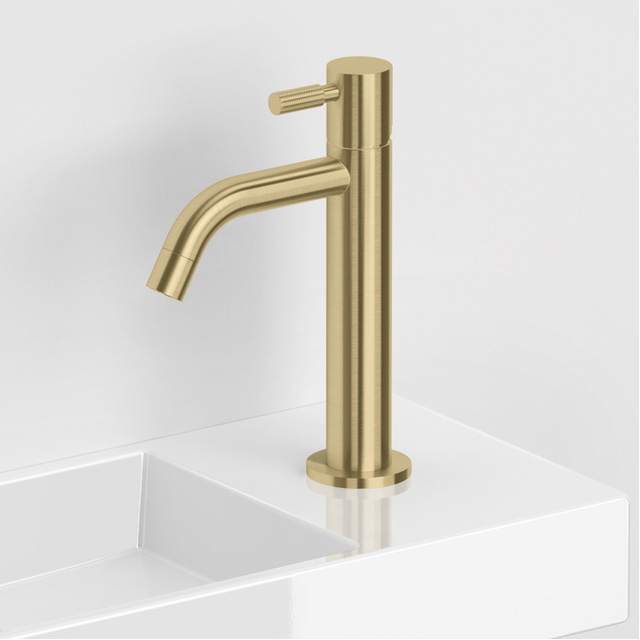 Clou Xo Wastafelmengkraan - 18.8cm - geborsteld goud CL/06.14013.82