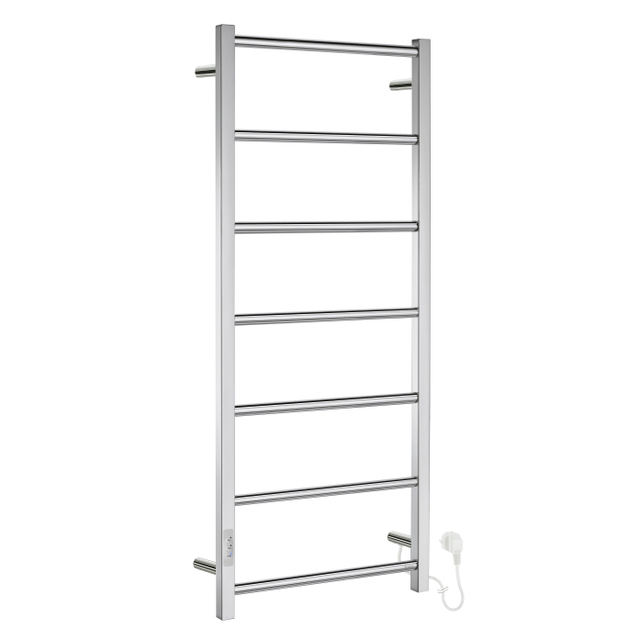 Smedbo Dry Handdoekradiator - 50x121.2x11.2cm - ophangen - RVS Gepolijst Edelstaal FK706