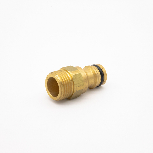 Fortifura outdoor koperen verbinding naar tuinslang G1-2 naar Gardena brass connector