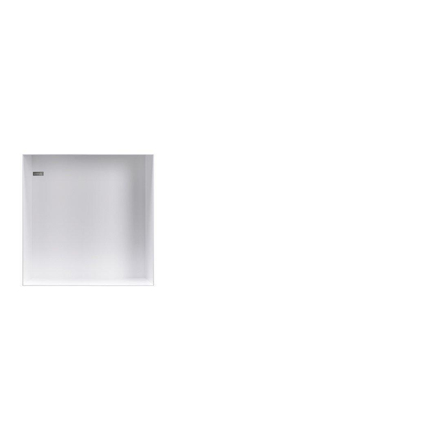 Looox Colour BoX inbouwnis - 30x30x10cm - RVS Wit mat OUTLETSTORE CBOX30W
