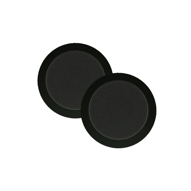 Aquasound Twist twist speakerset spatwaterdicht 45 watt kleur zwart (afm. 135 x 43 mm) SPKTWIST135-Z