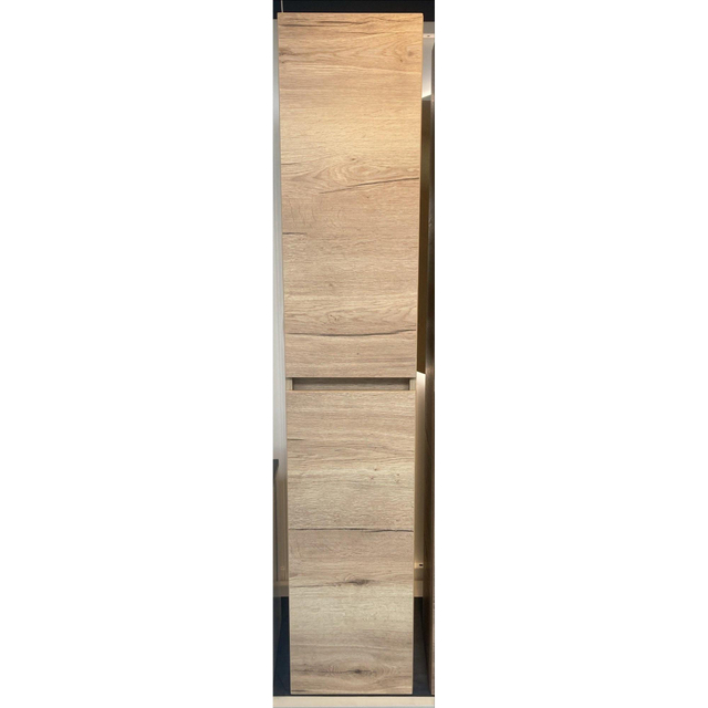 SaniClass Aurora Hoge kast - 180x35x35cm - 2 deuren - greeploos - Roble Luz OUTLETSTORE SW1030710
