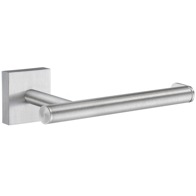Smedbo House Toiletrolhouder - zonder klep - L-vorm - geborsteld chroom RS3411