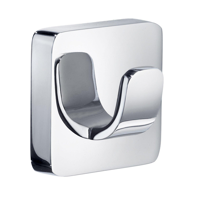 Smedbo Ice Handdoekhaak - 5x5cm - enkel - chroom OK355