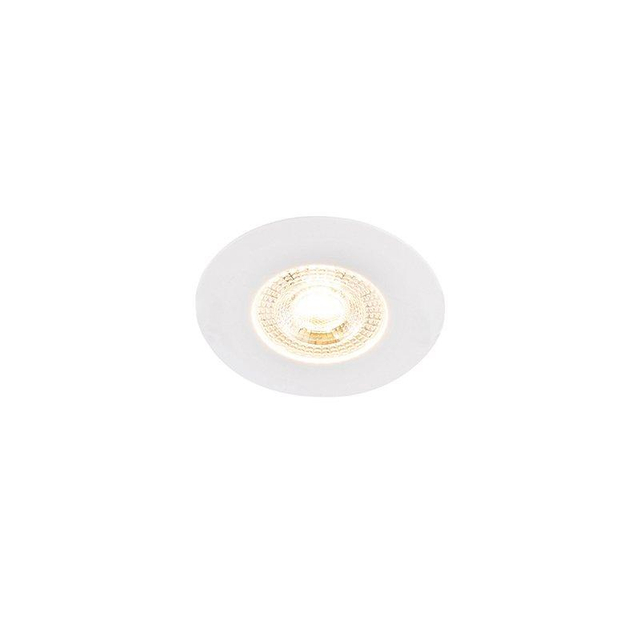 QAZQA ulo - Moderne LED Dimbare Inbouwspot met Dimmer - 1 lichts - Ø 82 mm - Wit - Woonkamer | Slaapkamer | Keuken