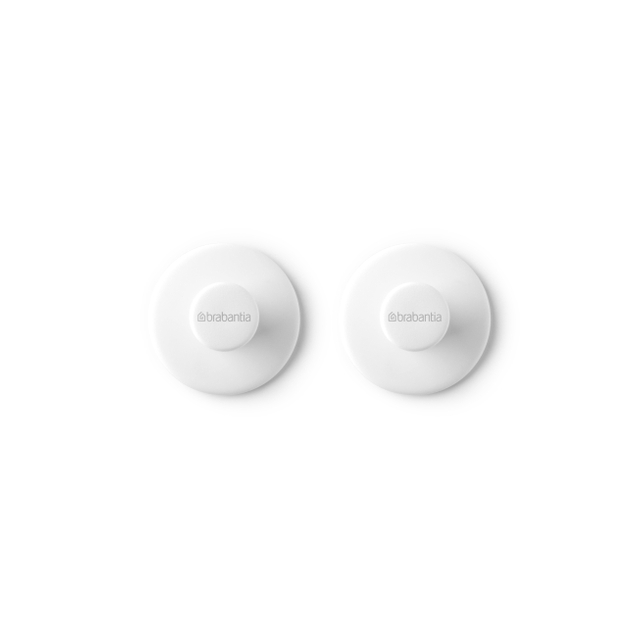Brabantia ReNew Handoekhaken - set van 2 - wit 280344