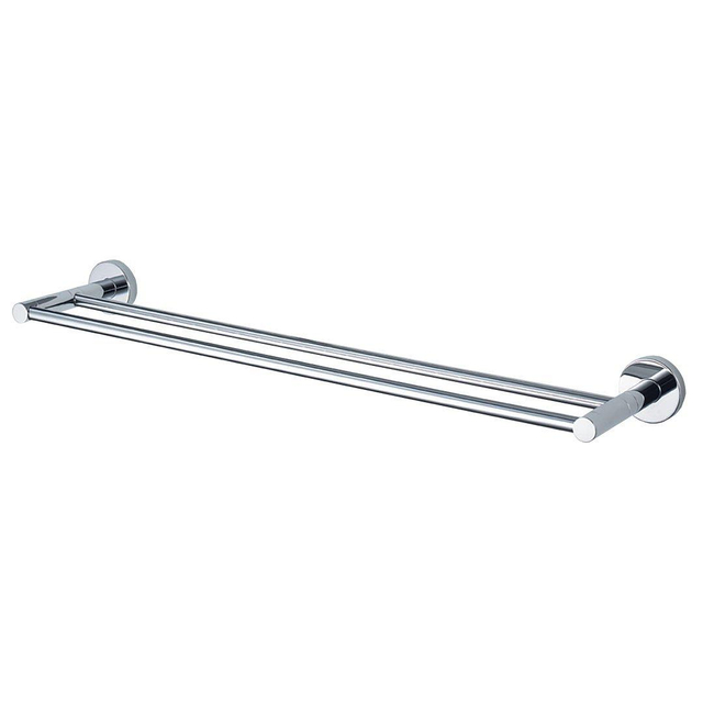 Haceka Kosmos Handdoekhouder dubbel 85.3cm chroom -licht beschadigd - OUTLETSTORE 1208569