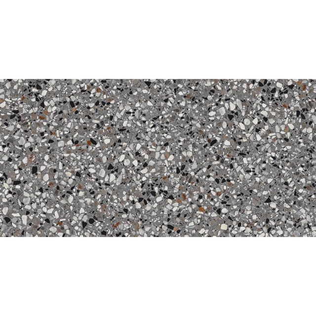 vtwonen terrazzo Vloer- en wandtegel 60x120cm Gerectificeerd mat lead flakes 1915330
