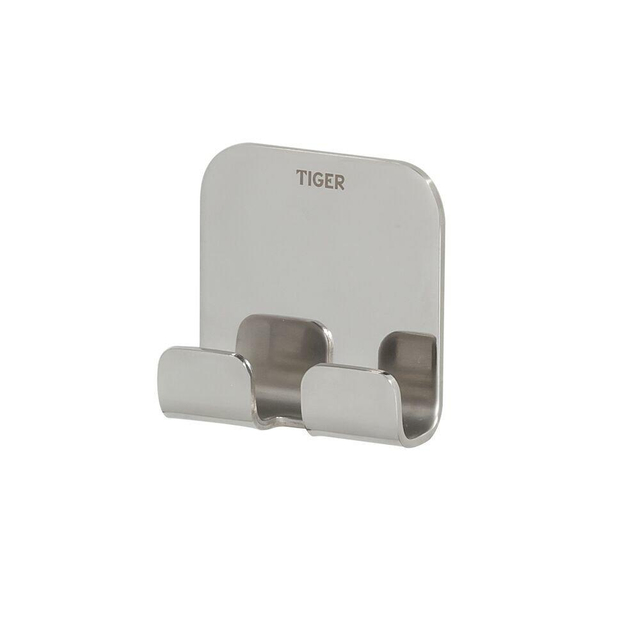 Tiger Colar Handdoekhaak - 2 haken - zelfklevend - gepolijst RVS 1314630346