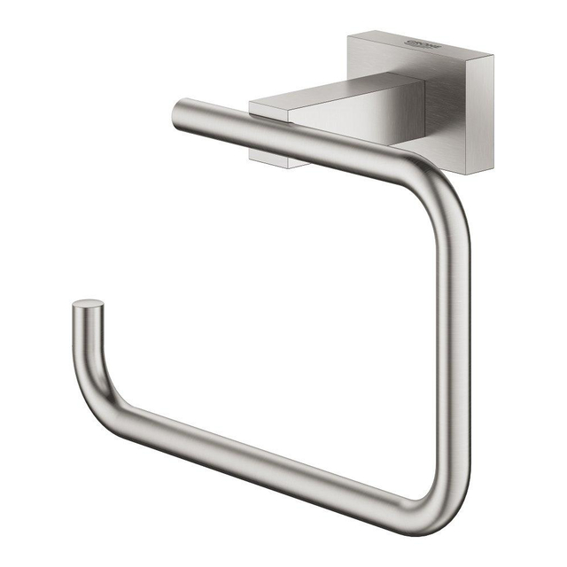 GROHE Essentials Cube closetrolhouder supersteel 40507DC1