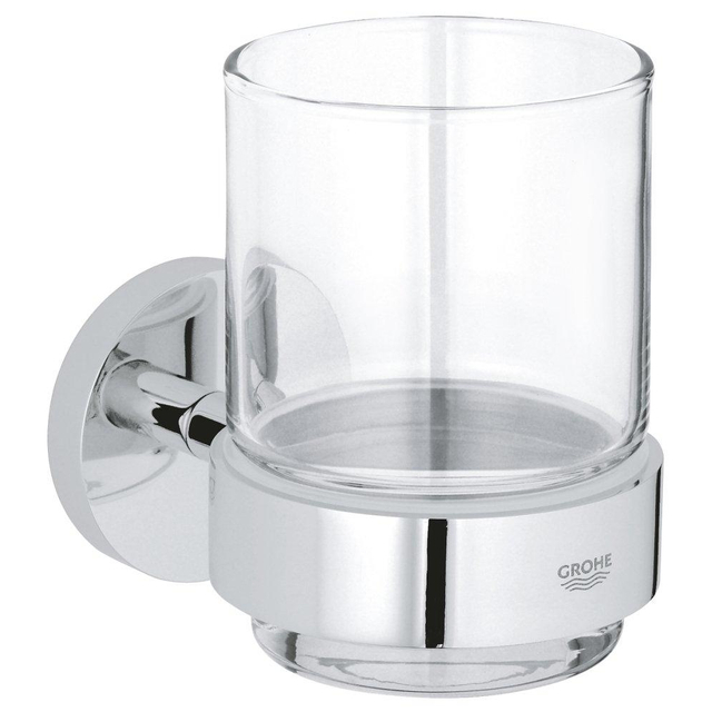 Grohe Essentials glas met houder chroom 40447001