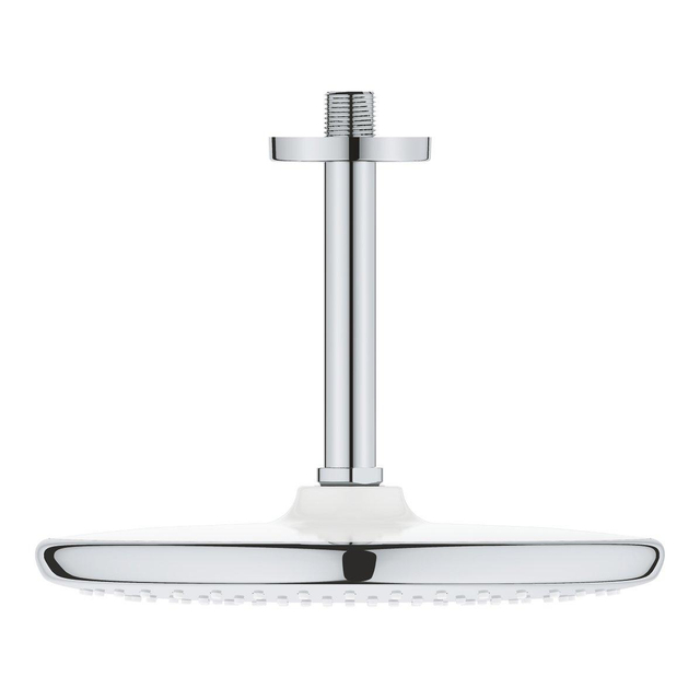 Grohe Tempesta 250 Hoofddouche - 25cm - 1 straalsoort - plafondarm 14.2cm - chroom/wit 26669000