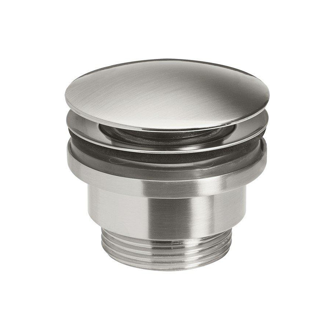 Crosswater MPRO Afvoerplug - klikwaste - voor wastafel - geborsteld RVS PRO0260V V2