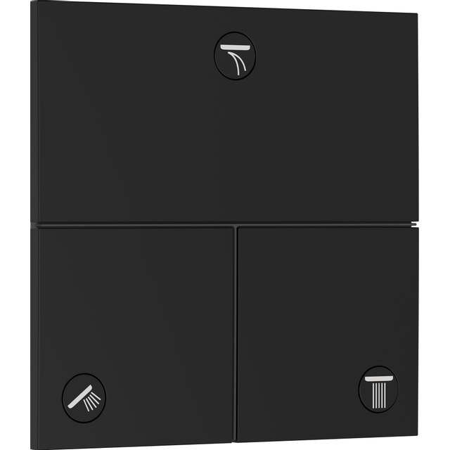 Hansgrohe Showerselect stopkraan inbouw voor 3 functies matzwart 15573670