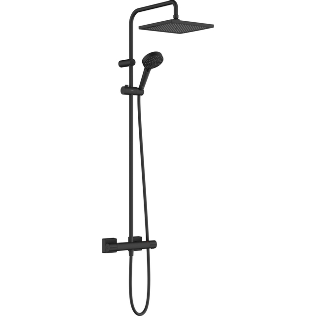 Hansgrohe Vernis 240 1jet Showerpipe met thermostaat mat zwart 26427670