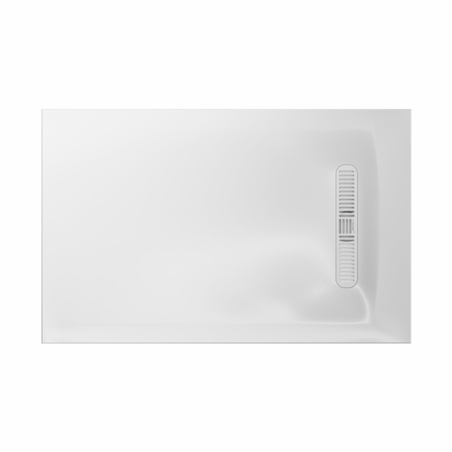 Crosswater Vito Douchebak - 140x80x2.5cm - rechthoek - wit VTR800X1400W