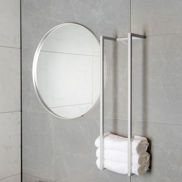 Saniclass Dual Handdoekrek - 95x25x20cm - mat wit OUTLETSTORE 33768-96848