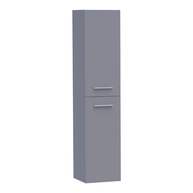 BRAUER EX Badkamerkast 160x35x35cm 1 links- rechtsdraaiende deur zonder greep MDF mat grijs 7025