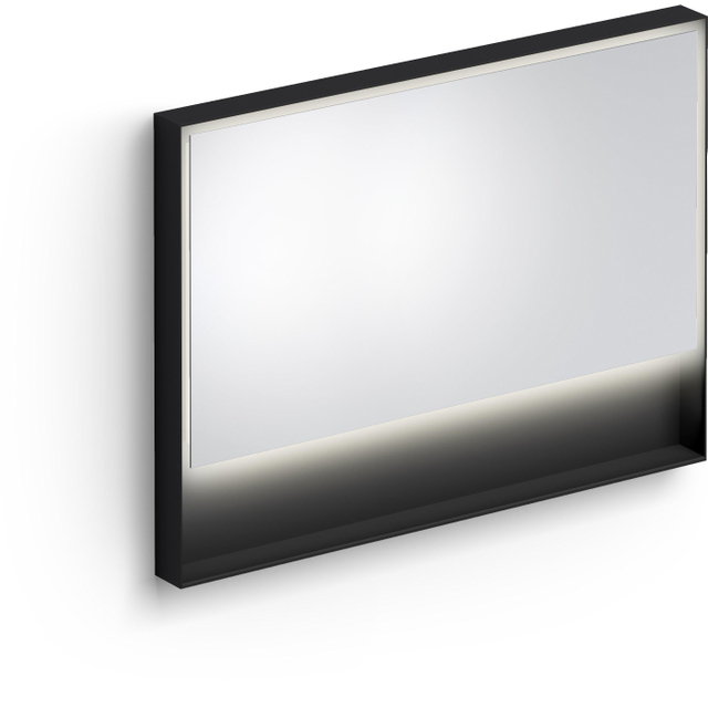 Clou Look at Me spiegel 110x80cm Led-verlichting IP44 Zwart mat CL-08.08.110.21