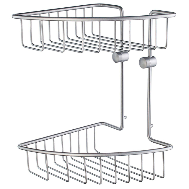 Smedbo Home Douchemand - 20.7x29.5x21.5cm - ophangen - Massief messing Mat Chroom HS377