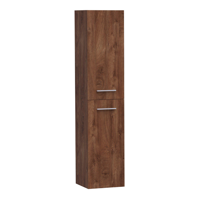 Saniclass EX Badkamerkast - 160x35x35cm - 1 links- rechtsdraaiende deur - zonder greep - MFC - viking shield 7056