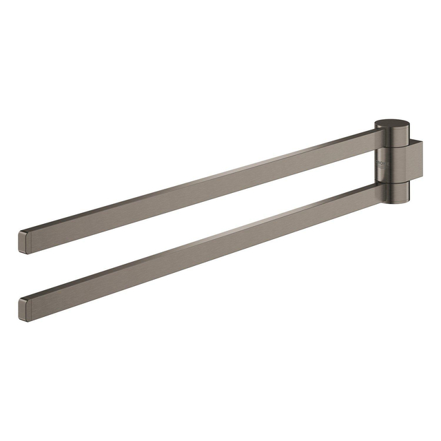GROHE Selection Handdoekhouder - 40cm - dubbel - draaibaar - brushed hard graphite 41063al0