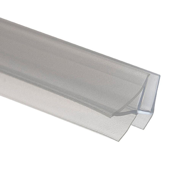 Sealskin Universeel afdichtprofiel voor Sealskin douchedeur 8 mm glas. 100 cm met aansluit-/afsluitdelen Transparant ZSE004