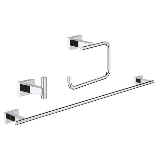 Grohe Essentials Cube accessoireset 3 in 1 chroom 40777001