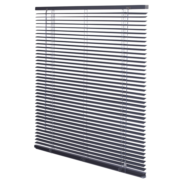 Goedkoopste Intensions Jaloezie 180x175x5cm lamellen 2.5cm aluminium Donkergrijs 1187422