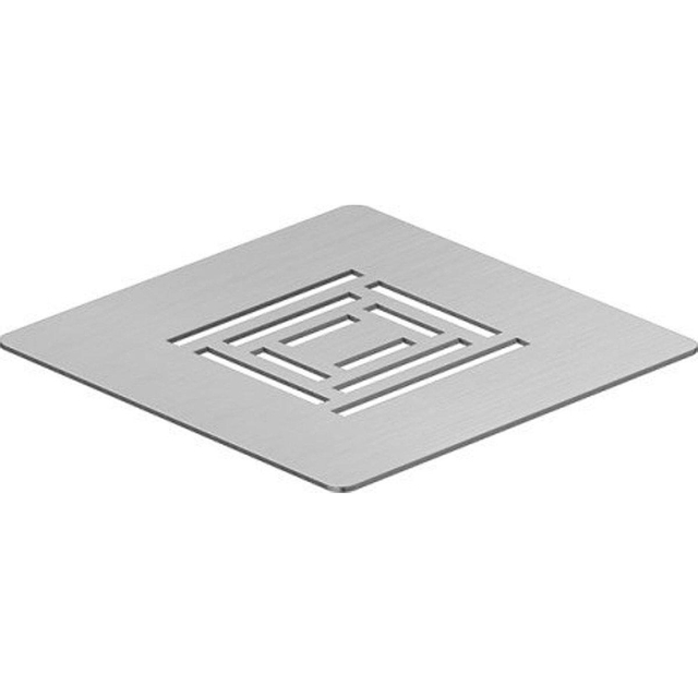 Duravit Sustano afvoerafdekking 13x13x1.5cm mat RVS 792530660000000