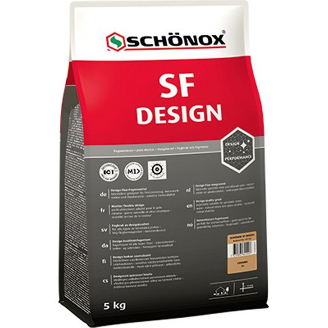 Schonox Sf design design flexibele voegmortel 5kg. zandsteen 1712246