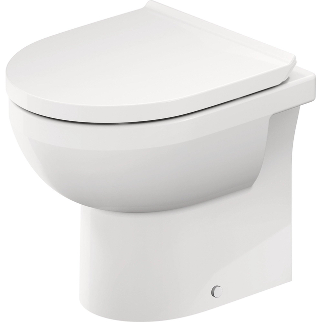 Duravit No.1 staand closet - 48x37x40cm - diepspoel - spoelrandloos - glans wit 21840900002