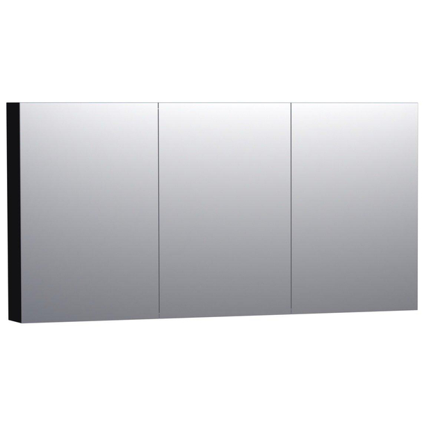 BRAUER Dual Spiegelkast 140x70x15cm verlichting geintegreerd 3 links- rechtsdraaiende spiegeldeur MD