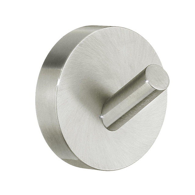 Smedbo Home Handdoekhaak - 4.8cm - enkel - geborsteld nikkel H355N