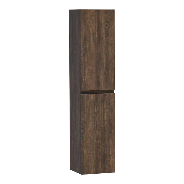 Brauer Joy badkamerkast - 160x35x35cm - 2 deuren - greeploos - links- of rechtsdraaiend - Grove HK-JY160GR
