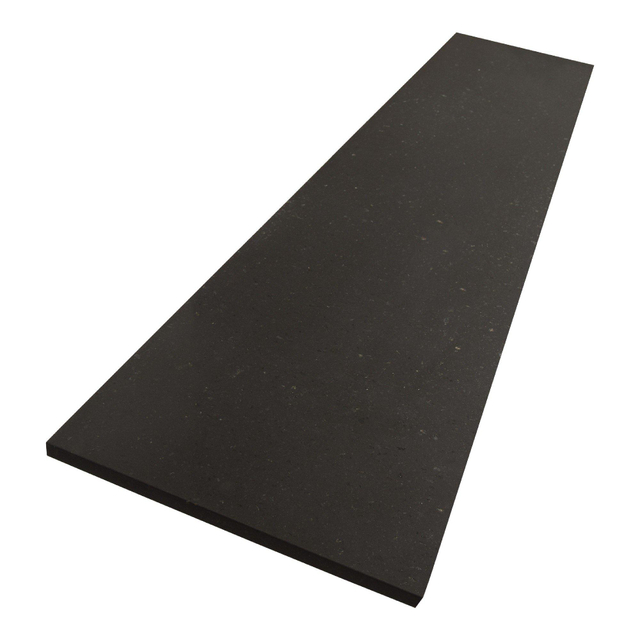 Saniclass Corestone Wastafelblad - 200x46x2cm - zonder kraangat - natuursteen - basalt 2835