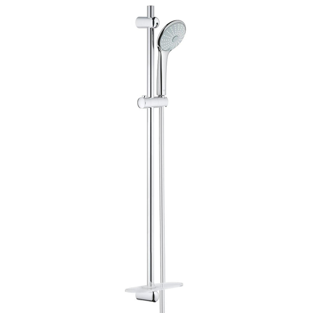 GROHE Euphoria 110 Massage Glijstangset - 90cm - ronde handdouche - 3 straalsoorten - gladde doucheslang - met zeepschaal - chroom 27226001