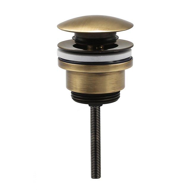 Royal plaza Merlot wastafelplug 1 1/4 pop-up goud 93516