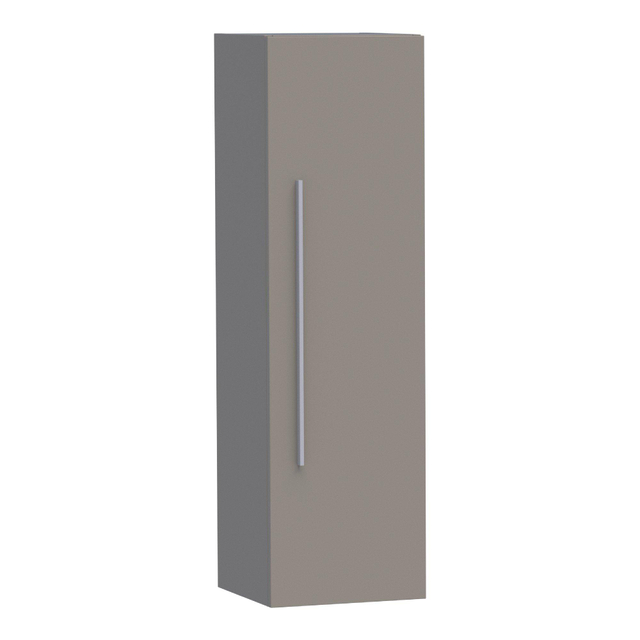 Saniclass EX Badkamerkast - 120x35x35cm - 1 links- rechtsdraaiende deur - zonder greep - MDF - mat taupe 7022