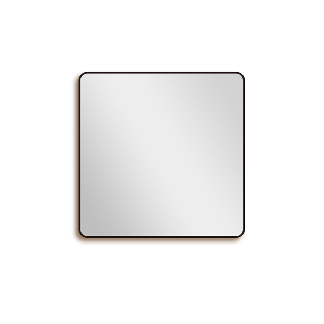Saniclass Retro Line 2.0 Square Spiegel 100x100cm vierkant afgerond frame mat zwart SW5-100