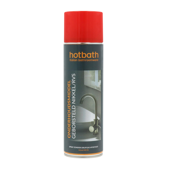 Hotbath onderhoud Onderhoudsmiddel geborsteld nikkel 400 ml OUTLET HB002