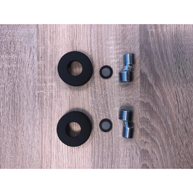 Adema Sparkle Set met rozetten en S-koppelingen Zwart 2019392/2019394/SW223271/SW223273 2019392 1/2019394 1 /SW223271/SW223273