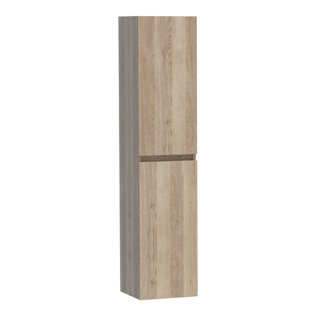 Brauer Joy badkamerkast - 160x35x35cm - 2 deuren - greeploos - links- of rechtsdraaiend - Sunlit HK-JY160SL