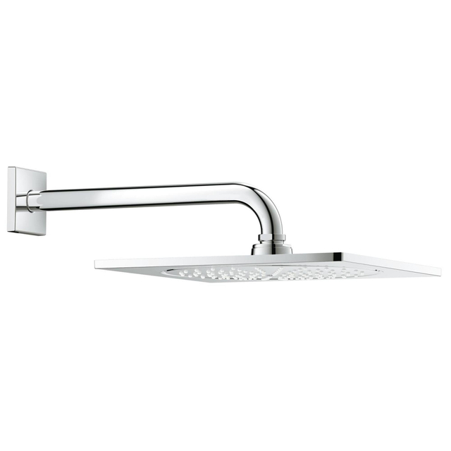 Grohe Rainshower F-series 10 Hoofddouche - 25.4x25.4cm - 1 straalsoort - wandarm 28.6cm - chroom 26070000